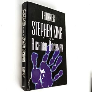 Thinner by Stephen King Richard Bachman 1984 Signet Hardcover w/ Dust Jacket